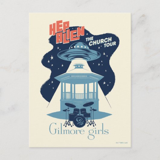 Gilmore Girls Hep Alien Tour Postkarte (Vorderseite)