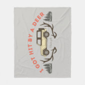 Gilmore Girls I Got Hit by a Deer Fleecedecke (Vorderseite)