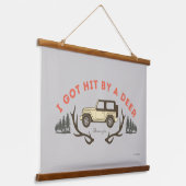 Gilmore Girls I Got Hit by a Deer Wandteppich Mit Holzrahmen (Gewinkelt)