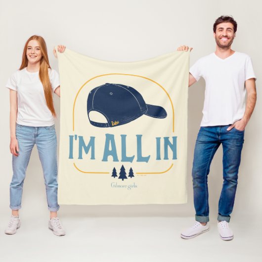 Gilmore Girls I’m All In Luke’s Hat Fleecedecke (Beispiel)