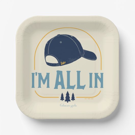 Gilmore Girls I’m All In Luke’s Hat Pappteller (Vorderseite)