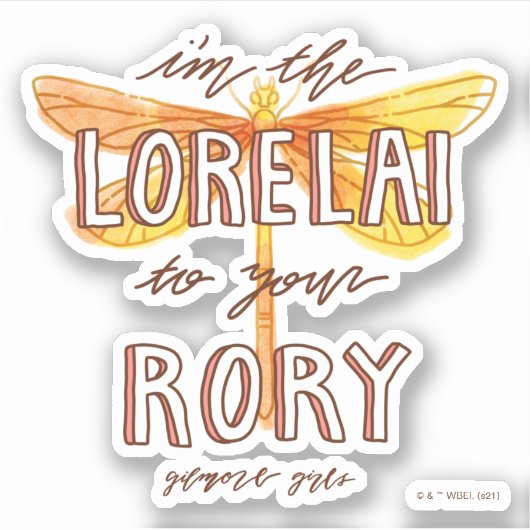 Gilmore Girls | Ich bin die Lorelai zu Ihrer Gesch Aufkleber (Vorderseite)