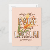 Gilmore Girls | I'm the Rory To Your Lorelai Postkarte (Vorne/Hinten)