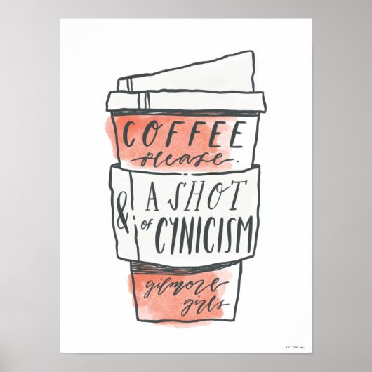 Gilmore Girls | Kaffee bitte Poster (Vorne)