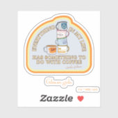 Gilmore Girls | Kaffeekonzept Grafisch Aufkleber (Blatt)