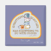 Gilmore Girls | Kaffeekonzept Grafisch Magnet (Vorne)