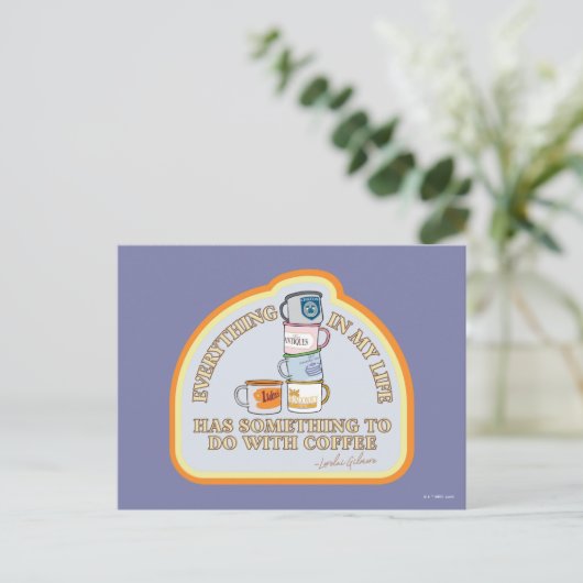 Gilmore Girls | Kaffeekonzept Grafisch Postkarte (Stehend Vorderseite)
