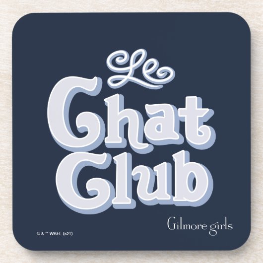 Gilmore Girls | Le Chat Club Getränkeuntersetzer (Vorderseite)