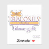 Gilmore Girls | Logo des Dragonfly Inn Aufkleber (Blatt)