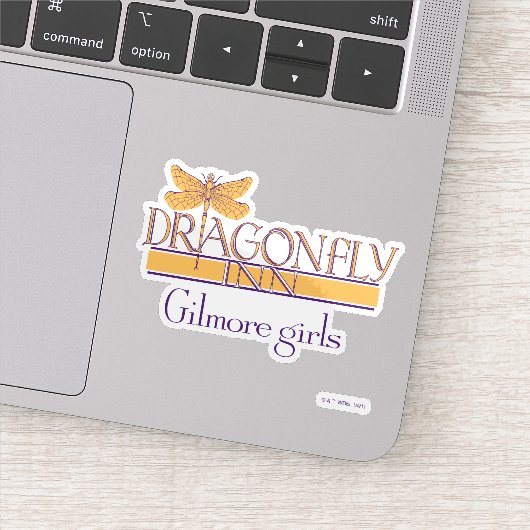 Gilmore Girls | Logo des Dragonfly Inn Aufkleber (Detail)