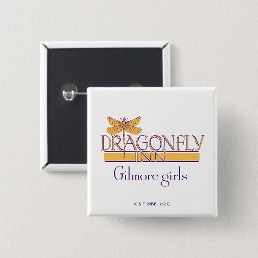 Gilmore Girls | Logo des Dragonfly Inn Button (Vorne & Hinten)