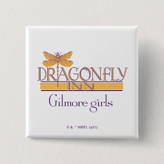 Gilmore Girls | Logo des Dragonfly Inn Button (Vorderseite)