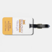 Gilmore Girls | Logo des Dragonfly Inn Gepäckanhänger (Rückseite horizontal)