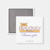 Gilmore Girls | Logo des Dragonfly Inn Magnet (Vorderseite/Rückseite)