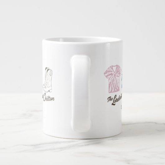 Gilmore Girls Lorelai Chilton Outfit Design Jumbo-Tasse (Rückseite)