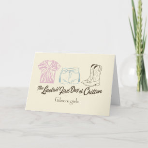 Gilmore Girls Lorelai Chilton Outfit Design Karte