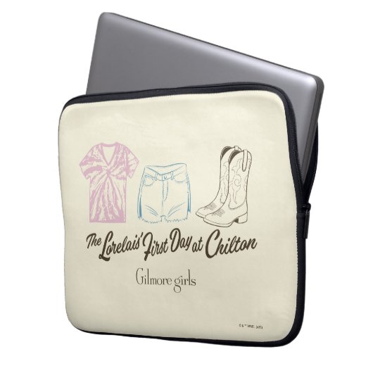 Gilmore Girls Lorelai Chilton Outfit Design Laptopschutzhülle (Vorderseite Links)