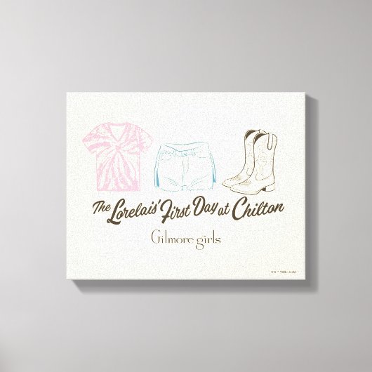 Gilmore Girls Lorelai Chilton Outfit Design Leinwanddruck (Vorderseite)