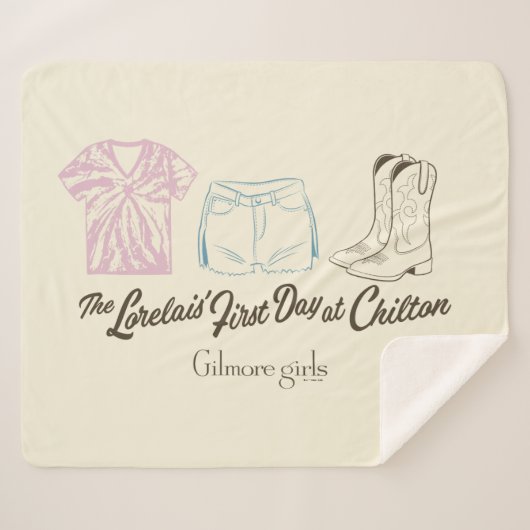 Gilmore Girls Lorelai Chilton Outfit Design Sherpadecke (Vorderseite (Horizontal))