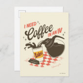 Gilmore Girls Luke’s Coffee IV Quote Postkarte (Vorne/Hinten)