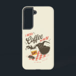 Gilmore Girls Luke’s Coffee IV Quote Samsung Galaxy Hülle<br><div class="desc">For those who take their coffee as seriously as Lorelai Gilmore, this Gilmore Girls design says it all: “I need coffee in an IV.” Featuring a steaming pot pouring into a Luke’s Diner cup on a classic red checkered tablecloth, this energetic artwork is perfect for fans who run on caffeine...</div>