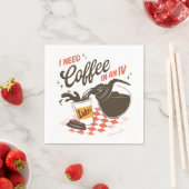 Gilmore Girls Luke’s Coffee IV Quote Serviette (Beispiel)