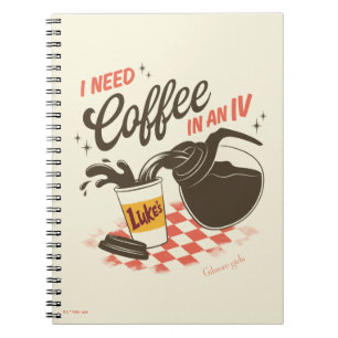 Gilmore Girls Luke’s Coffee IV Zitat Notizblock