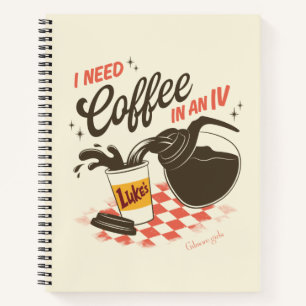 Gilmore Girls Luke’s Coffee IV Zitat Notizblock