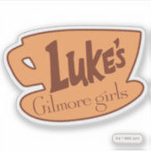 Gilmore Girls Luke’s Diner Logo Aufkleber (Vorderseite)