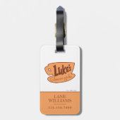 Gilmore Girls Luke’s Diner Logo Gepäckanhänger (Rückseite vertikal)