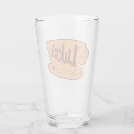 Gilmore Girls Luke’s Diner Logo Glas (Rückseite)