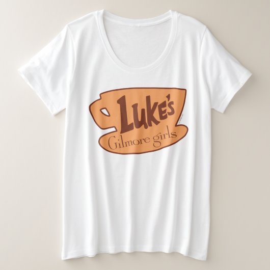 Gilmore Girls Luke’s Diner Logo Große Größe T-Shirt (Design vorne)
