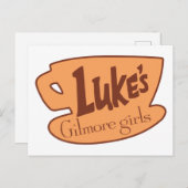 Gilmore Girls Luke’s Diner Logo Postkarte (Vorne/Hinten)