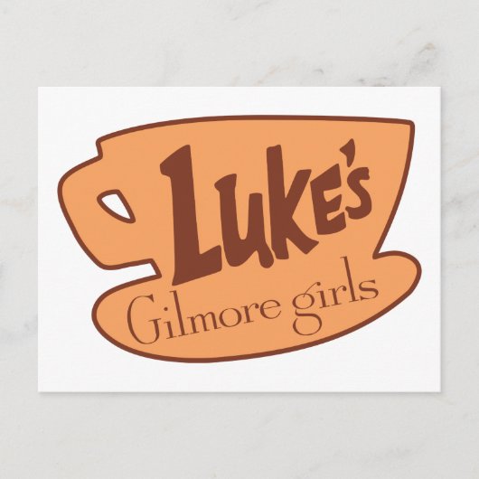 Gilmore Girls Luke’s Diner Logo Postkarte (Vorderseite)