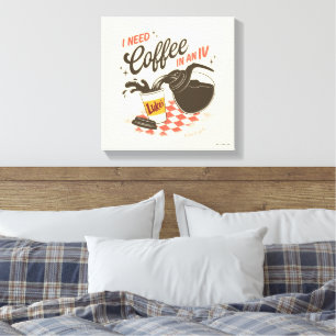 Gilmore Girls Luke’s Kaffee IV Zitat Leinwanddruck