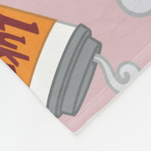 Gilmore Girls | Luke's Diner Coffee Pattern Fleecedecke (Ecke)
