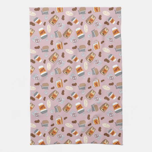 Gilmore Girls | Luke's Diner Coffee Pattern Geschirrtuch (Vertikal)