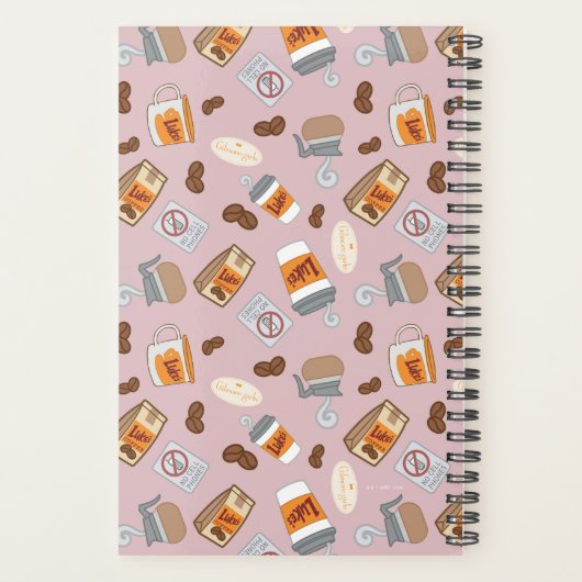 Gilmore Girls | Luke's Diner Coffee Pattern Planer (Rückseite)