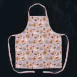 Gilmore Girls | Luke's Diner Coffee Pattern Schürze<br><div class="desc">Feiern Sie Ihre Liebe für gemütliche Kleinstadtvibes mit dieser illustrierten Grafik mit einem bezaubernden Kaffeemuster, das von Luke's Diner inspiriert wird. Dieses Design ist perfekt für Liebhaber des berühmten Restaurants geeignet und zeigt Kaffeetassen, spielerische Kaffeebohnen und das bekannte Logo des beliebten Restaurants. Ob Sie ein Kaffeefan sind oder einfach nur...</div>