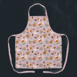 Gilmore Girls | Luke's Diner Coffee Pattern Schürze<br><div class="desc">Feiern Sie Ihre Liebe für gemütliche Kleinstadtvibes mit dieser illustrierten Grafik mit einem bezaubernden Kaffeemuster, das von Luke's Diner inspiriert wird. Dieses Design ist perfekt für Liebhaber des berühmten Restaurants geeignet und zeigt Kaffeetassen, spielerische Kaffeebohnen und das bekannte Logo des beliebten Restaurants. Ob Sie ein Kaffeefan sind oder einfach nur...</div>