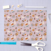 Gilmore Girls | Luke's Diner Coffee Pattern Seidenpapier (Handwerk)