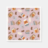 Gilmore Girls | Luke's Diner Coffee Pattern Serviette (Vorderseite)