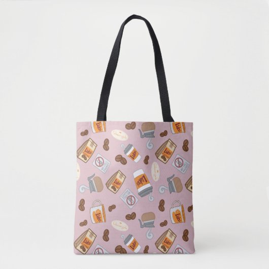 Gilmore Girls | Luke's Diner Coffee Pattern Tasche (Vorderseite)