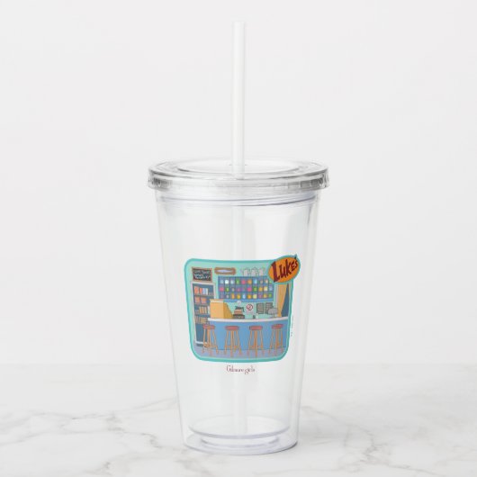 Gilmore Girls | Luke's Diner Graphic Acryltrinkbecher (Vorderseite)
