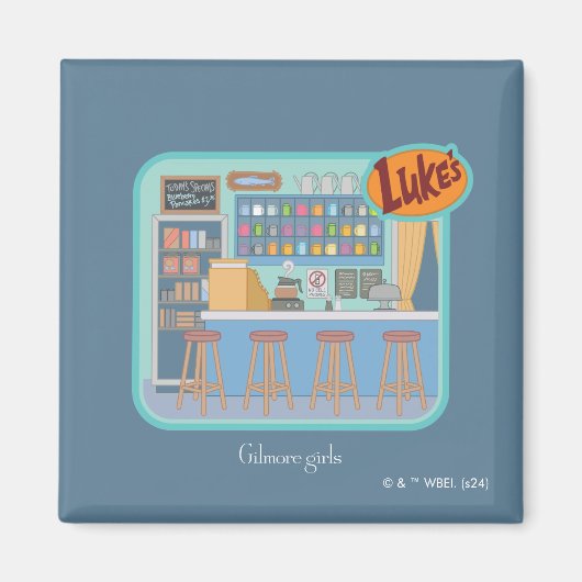 Gilmore Girls | Luke's Diner Graphic Magnet (Vorne)