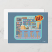 Gilmore Girls | Luke's Diner Graphic Mitteilungskarte (Vorne/Hinten)
