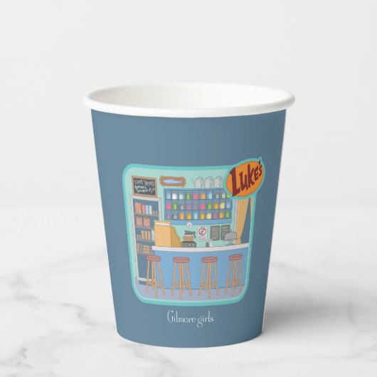 Gilmore Girls | Luke's Diner Graphic Pappbecher (Rückseite)