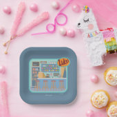 Gilmore Girls | Luke's Diner Graphic Pappteller (Party)