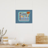 Gilmore Girls | Luke's Diner Graphic Poster (Küche)