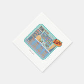 Gilmore Girls | Luke's Diner Graphic Serviette (Ecke)